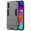 Slim Armour Tough Shockproof Case & Stand for Samsung Galaxy A70 - Grey